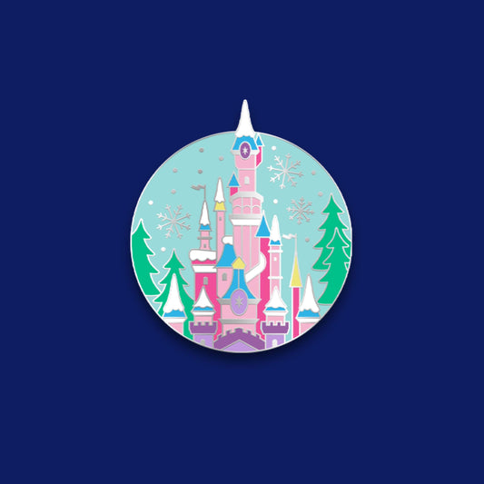 Christmas Castle Pin