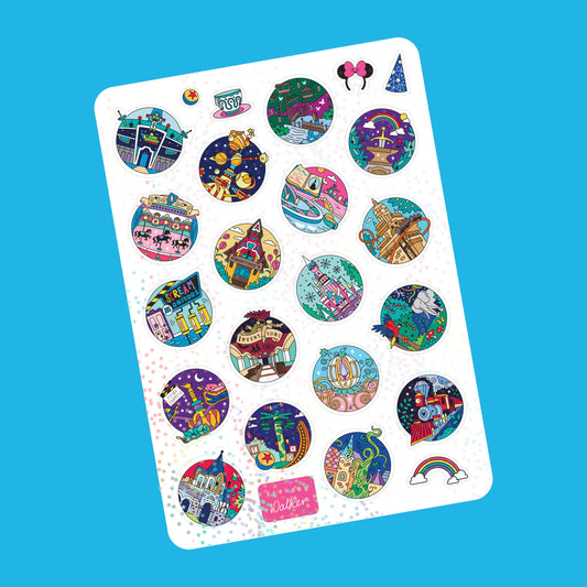 Pre-order: Holographic Sticker Sheet (Design 2)